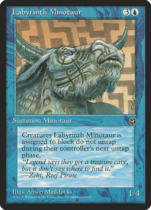 Labyrinth Minotaur card image