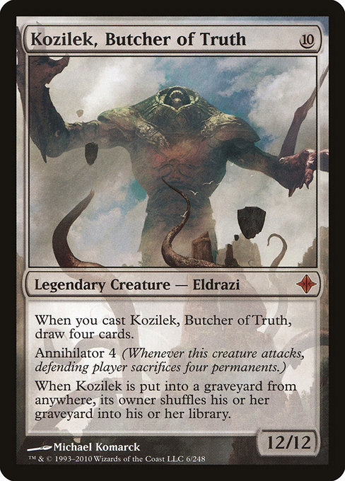 Kozilek, Butcher of Truth (Rise of the Eldrazi #6)