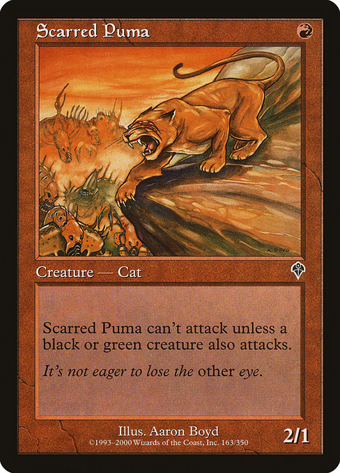 Scarred Puma (inv) 163