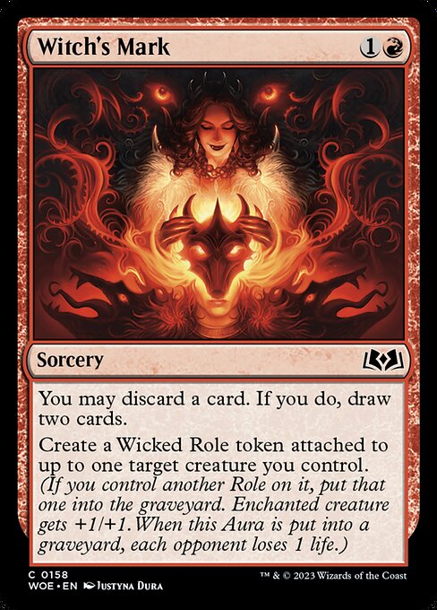 Witch's Mark (woe) 158 Witch's Mark (woe) 158