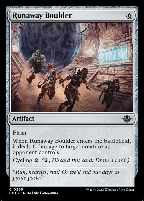 Runaway Boulder card image