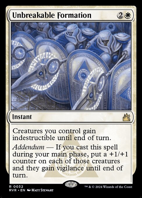 Unbreakable Formation (Ravnica Remastered #32)