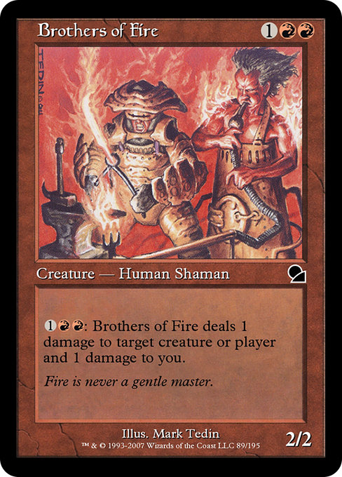 Brothers of Fire (Masters Edition #89)