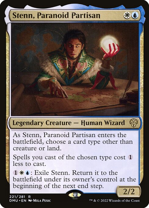 Stenn, Paranoid Partisan (Dominaria United #221)