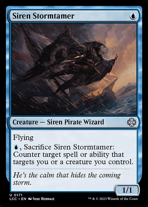 Siren Stormtamer (The Lost Caverns of Ixalan Commander #171)