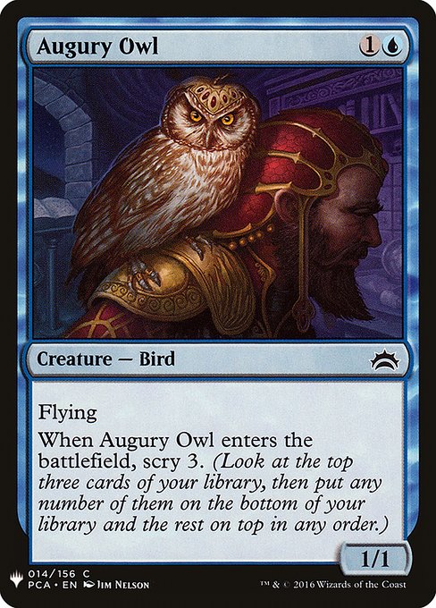 Hibou de l'augure|Augury Owl