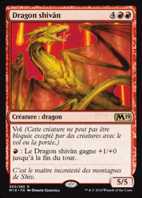 Shivan Dragon (M19)