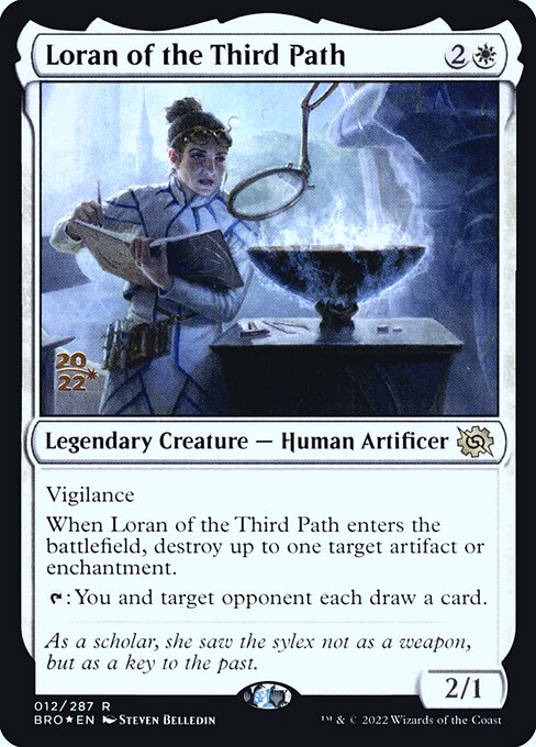 Loran of the Third Path (The Brothers' War Promos #12s)