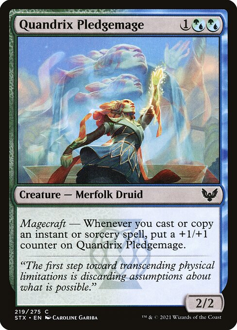 Quandrix Pledgemage (stx) 219