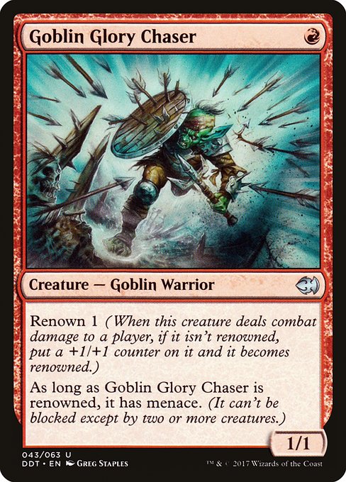 Goblin Glory Chaser (Duel Decks: Merfolk vs. Goblins #43)