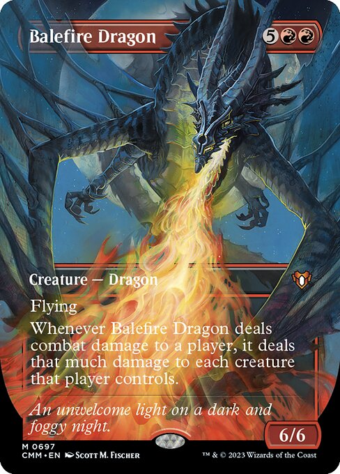 Balefire Dragon (Commander Masters #697)