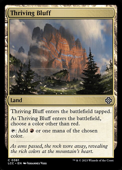 Thriving Bluff (The Lost Caverns of Ixalan Commander #361)