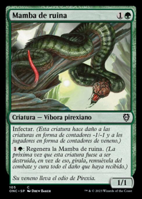 Blight Mamba (Phyrexia: All Will Be One Commander #105)
