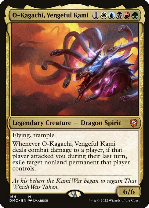 O-Kagachi, Vengeful Kami (Dominaria United Commander #164)
