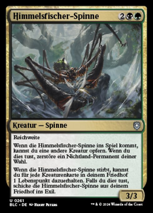 Himmelsfischer-Spinne