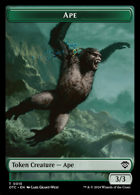 Ape (Outlaws of Thunder Junction Commander Tokens #15)