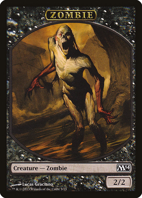 Zombie (Magic 2014 Tokens #5)