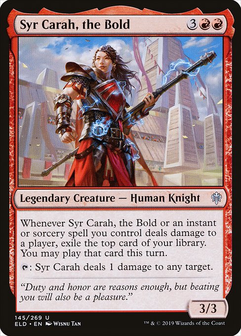 Syr Carah, the Bold card image