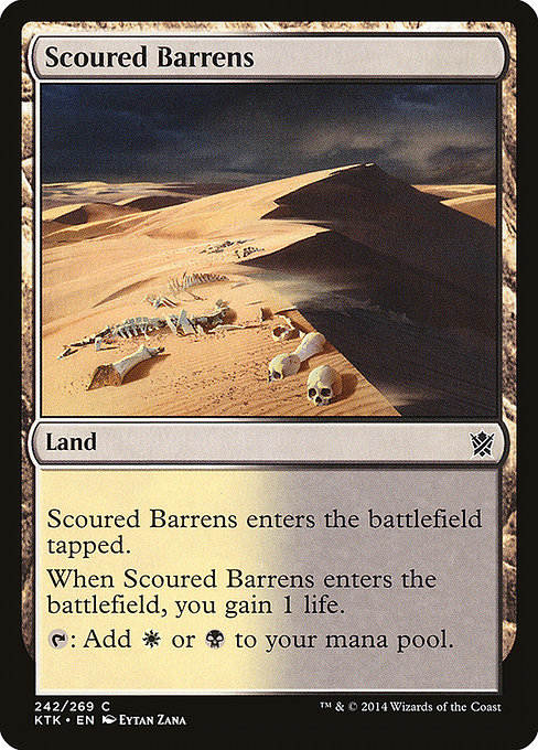 Scoured Barrens (Khans of Tarkir #242)
