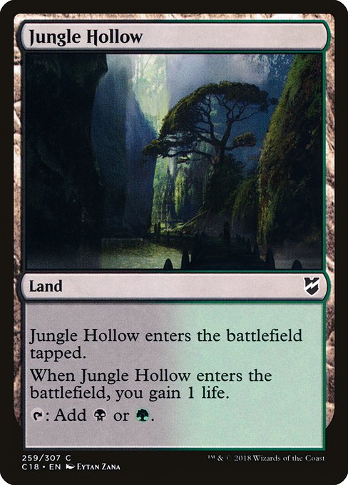 Jungle Hollow (Commander 2018 #259)