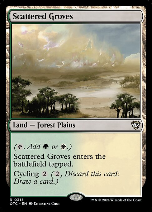 Scattered Groves (Outlaws of Thunder Junction Commander #315)