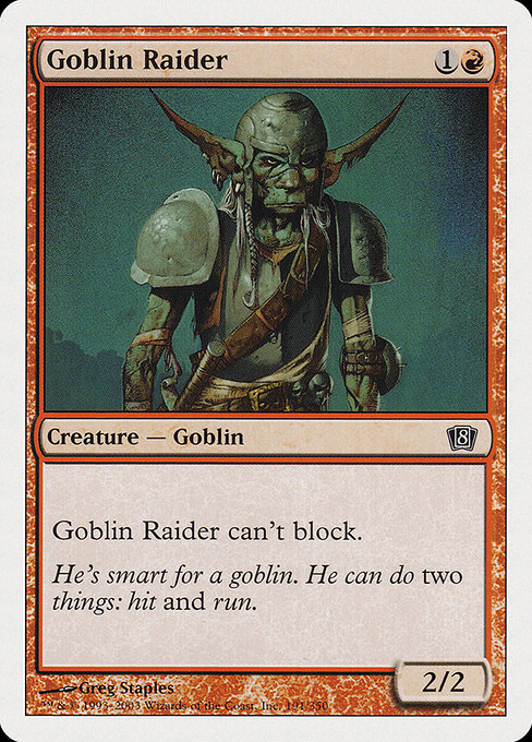 Goblin Raider (Eighth Edition #191)