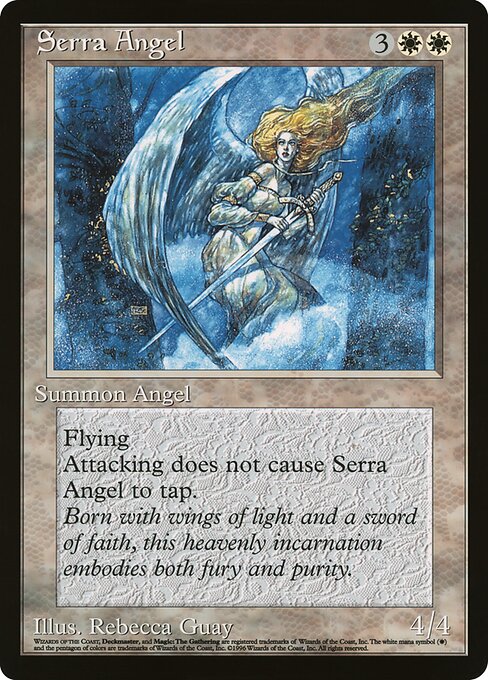 Serra Angel · Oversized 90's Promos (O90P) #8 · Scryfall Magic The