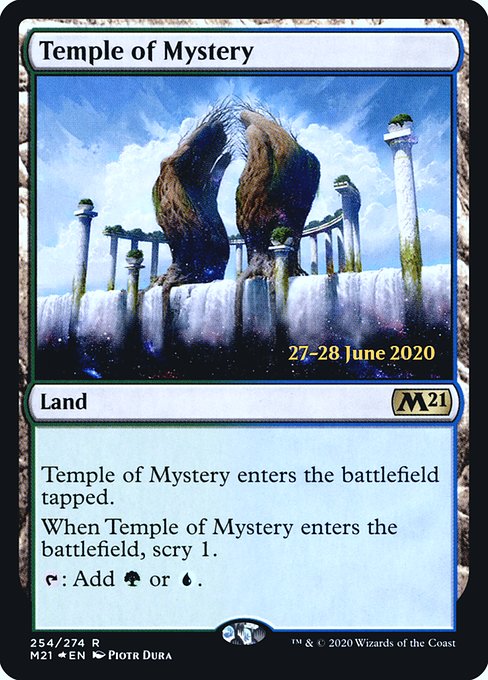 Temple of Mystery (Core Set 2021 Promos #254s)