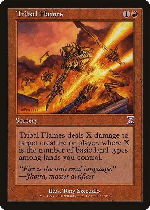 Tribal Flames (Time Spiral Timeshifted #70)