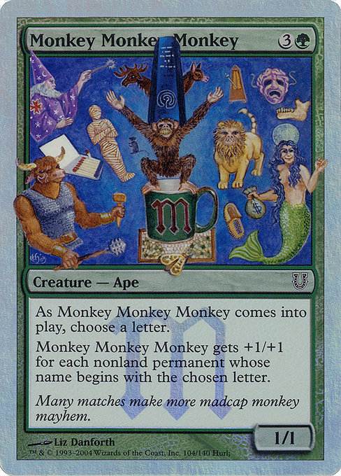 Monkey Monkey Monkey (Unhinged #104★)