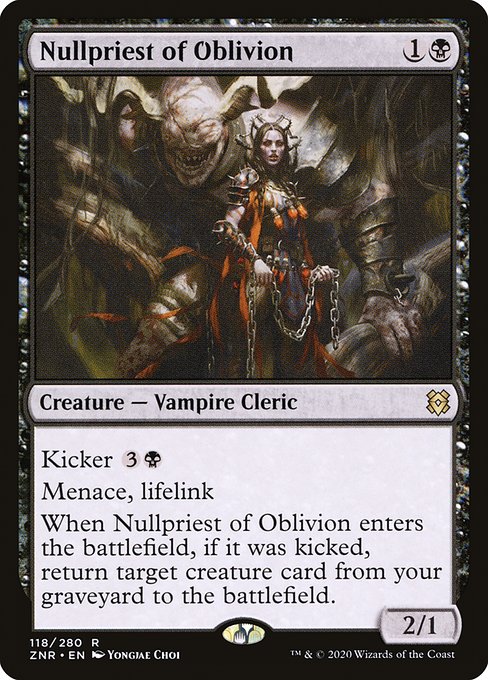 Nullpriest of Oblivion (znr) 118 Nullpriest of Oblivion (znr) 118