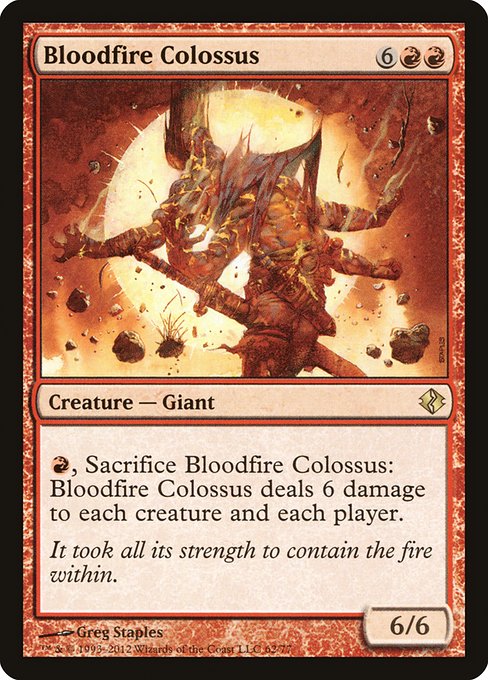 Bloodfire Colossus (Duel Decks: Venser vs. Koth #62)