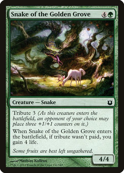 Snake of the Golden Grove card image