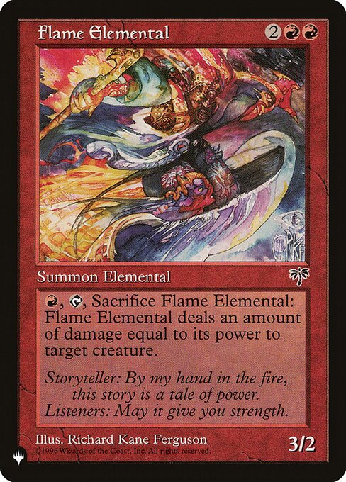 Flame Elemental (The List #MIR-175)