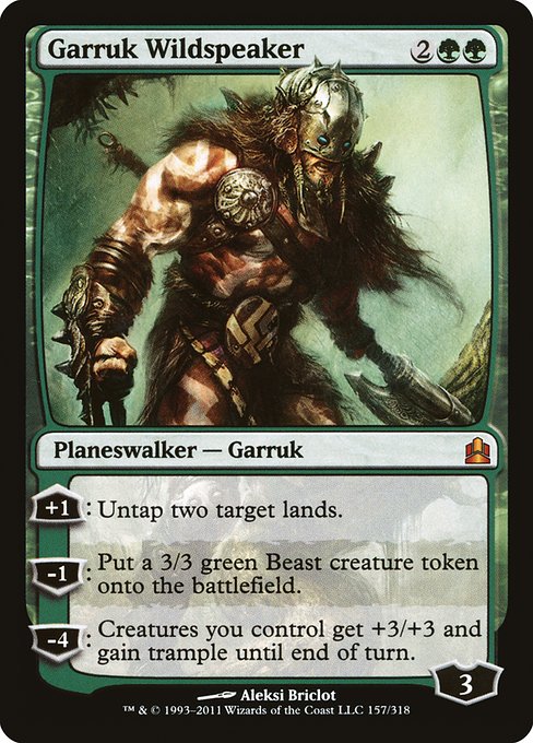 Garruk Wildspeaker (Commander 2011 #157)