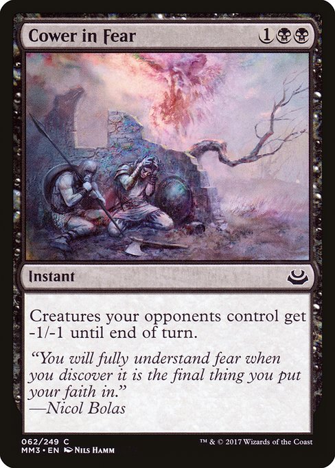 Cower in Fear (Modern Masters 2017 #62)