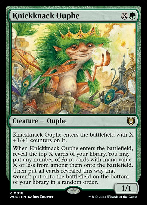 Knickknack Ouphe (Wilds of Eldraine Commander #18)