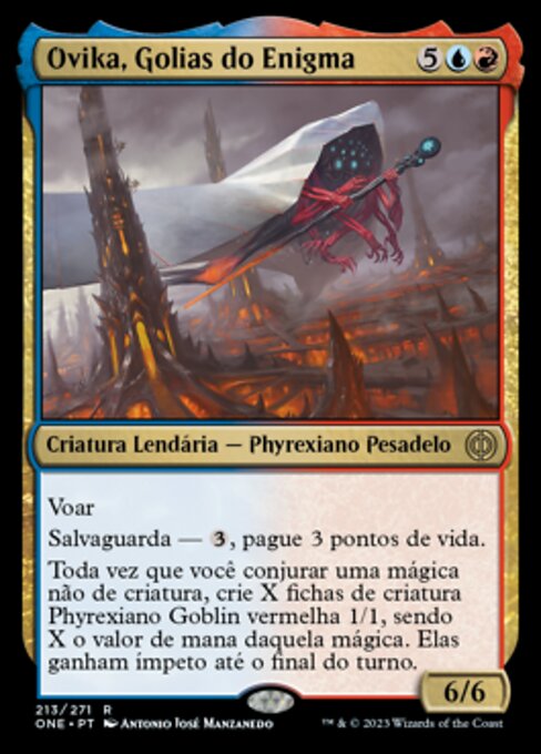 Ovika, Enigma Goliath (Phyrexia: All Will Be One #213)