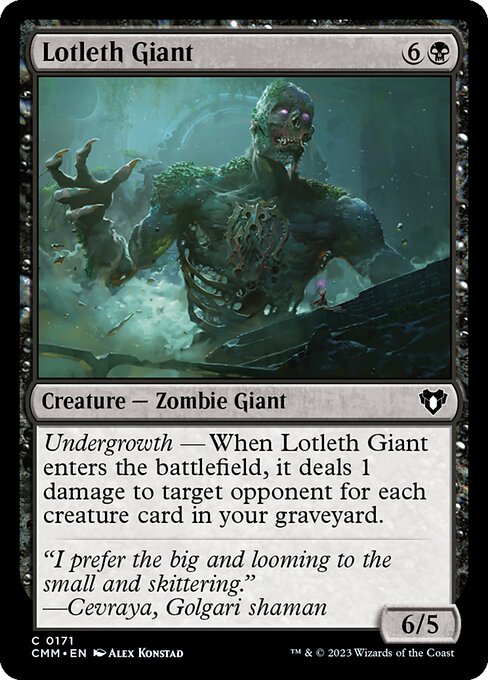 Lotleth Giant (Commander Masters #171)