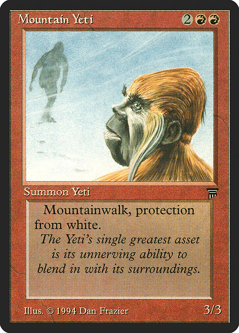 Mountain Yeti (Legends #159)