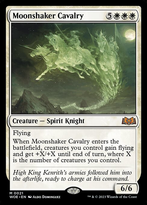 Moonshaker Cavalry (Wilds of Eldraine #21)