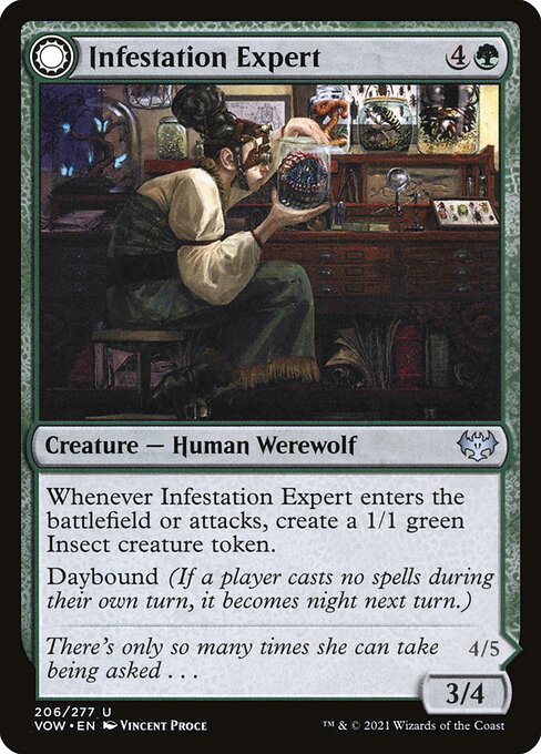 Infestation Expert // Infested Werewolf card image