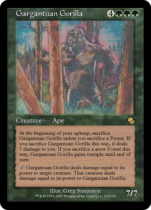 Gargantuan Gorilla (Masters Edition #119)