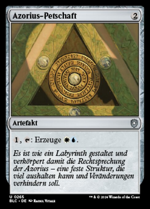 Azorius Signet (Bloomburrow Commander #265)