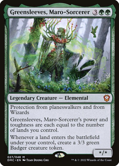 Greensleeves, Maro-Sorcerer (Dominaria United Commander #27)