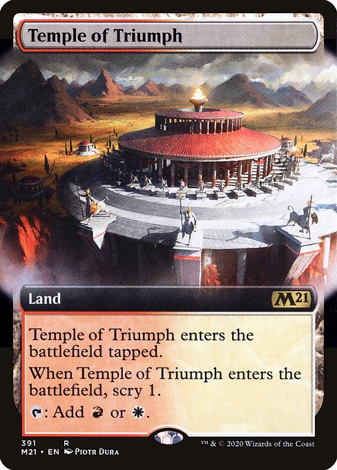 Temple of Triumph (Core Set 2021 #391)