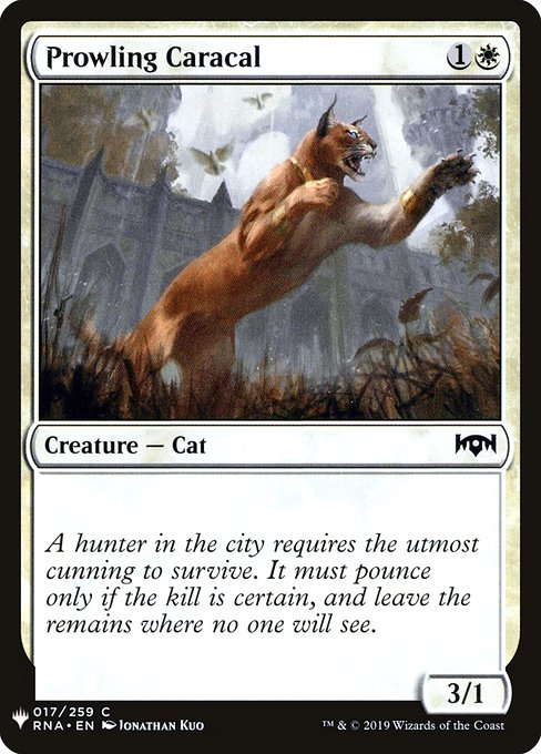 Prowling Caracal (The List #RNA-17)