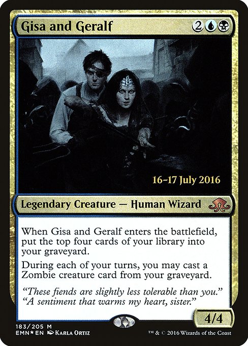 Gisa and Geralf (Eldritch Moon Promos #183s)