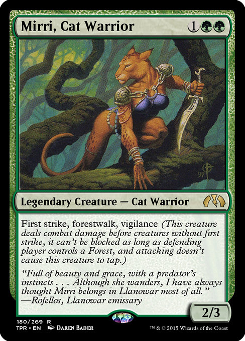Mirri, Cat Warrior (Tempest Remastered #180)