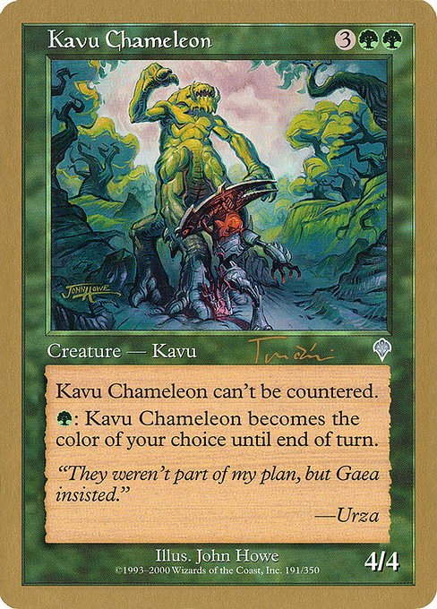 Kavu Chameleon (World Championship Decks 2001 #jt191)
